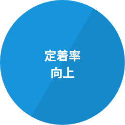 定着率向上